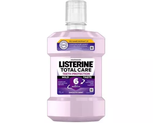 Listerine Total Care, ополіскувач для ротової порожнини, 1000 мл | интернет-аптека Farmaco.ua