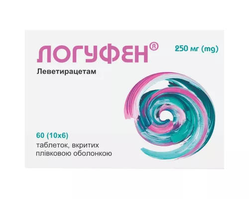 Логуфен, таблетки вкриті плівковою оболонкою, 250 мг, №60 (10х6) | интернет-аптека Farmaco.ua
