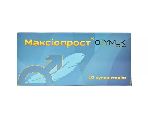 Максиопрост, суппозитории ректальные, №10 (5х2) | интернет-аптека Farmaco.ua