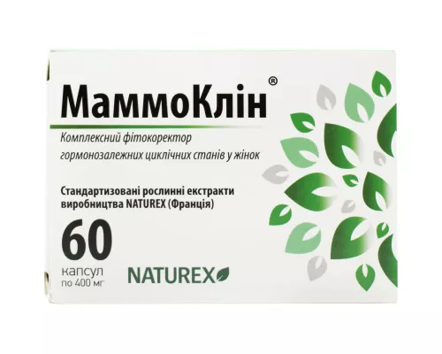 Маммоклин, капсулы 400 мг, №60 | интернет-аптека Farmaco.ua