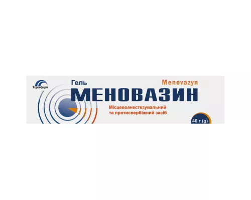Меновазин, гель, туба 40 г | интернет-аптека Farmaco.ua