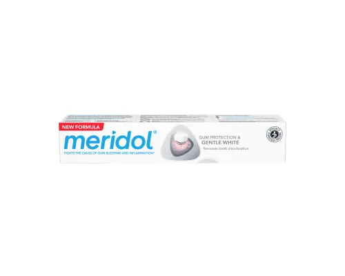 Meridol Бережное отбеливание, паста зубная, 75 мл | интернет-аптека Farmaco.ua