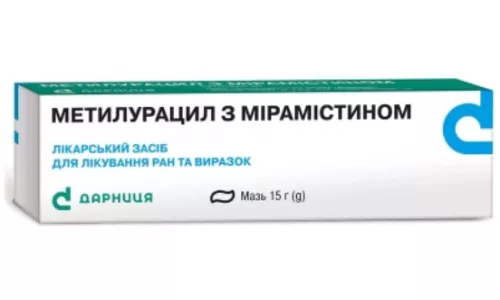 Метилурацил з мірамістином, мазь, туба 15 г | интернет-аптека Farmaco.ua