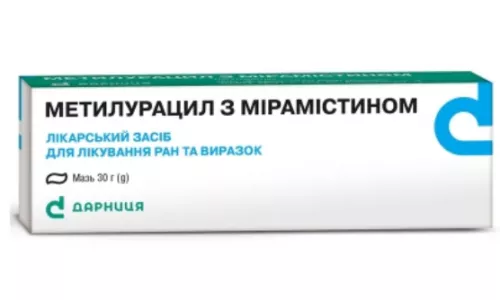 Метилурацил з мірамістином, мазь, туба 30 г | интернет-аптека Farmaco.ua