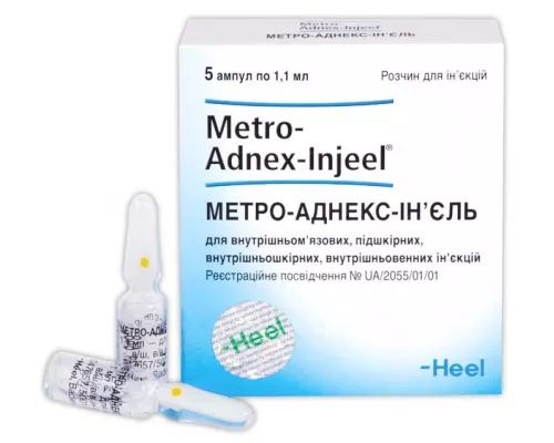 Метро-Аднекс-Ін'єль®, розчин для ін'єкцій, ампули 1.1 мл, №5 | интернет-аптека Farmaco.ua