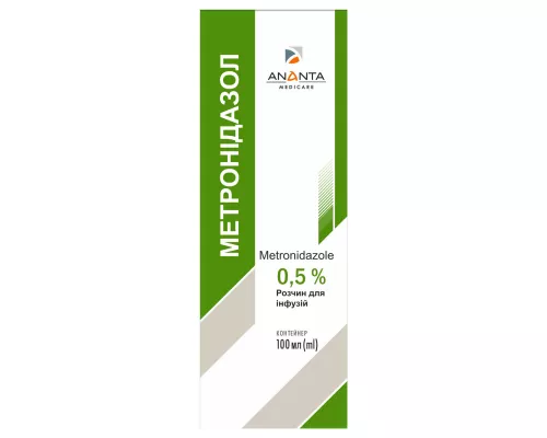 Метронидазол, раствор для инфузий, контейнер 100 мл, 0.5% | Farmaco.ua Метронидазол, раствор для инфузий, контейнер 100 мл, 0.5% | интернет-аптека Farmaco.ua