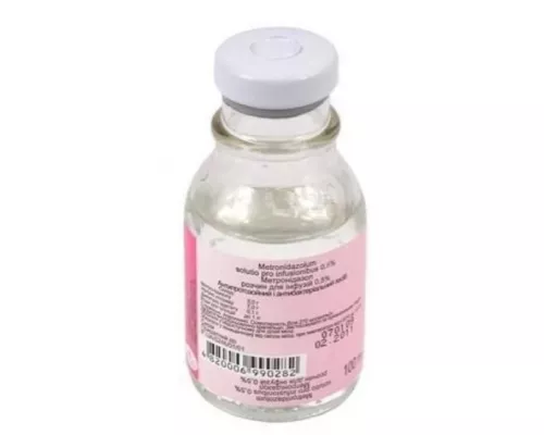 Метронидазол-Новофарм, раствор для инфузий, флакон 100 мл, 0.5% | интернет-аптека Farmaco.ua