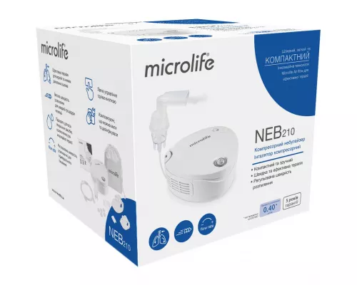 Microlife NEB 210, інгалятор (небулайзер) компресорний | интернет-аптека Farmaco.ua