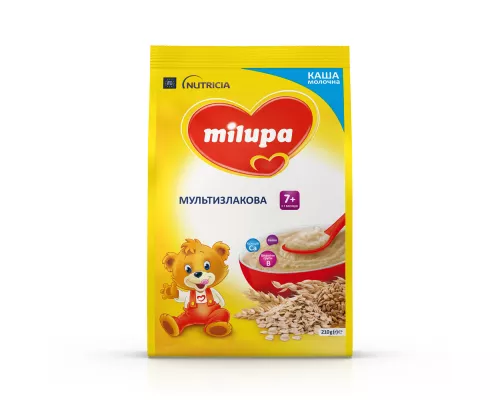 Milupa, сухая молочная каша мультизлаковая, 210 г | интернет-аптека Farmaco.ua