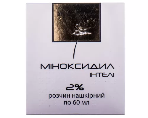 Миноксидил Интели, раствор накожный, флакон 60 мл, 2% | интернет-аптека Farmaco.ua