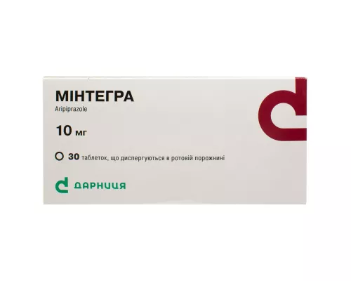 Мінтегра, таблетки що диспергуються в ротовій порожнині, 10 мг, №30 | интернет-аптека Farmaco.ua