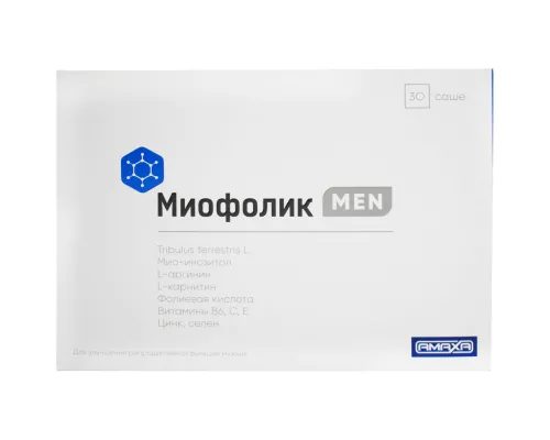 Міофолік Men, порошок, саше 4 г, №30 | интернет-аптека Farmaco.ua