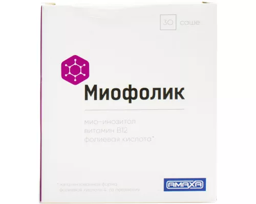 Миофолик, саше 2 г, №30 | интернет-аптека Farmaco.ua