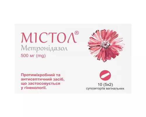 Мистол, суппозитории вагинальные, 500 мг, №10 | интернет-аптека Farmaco.ua