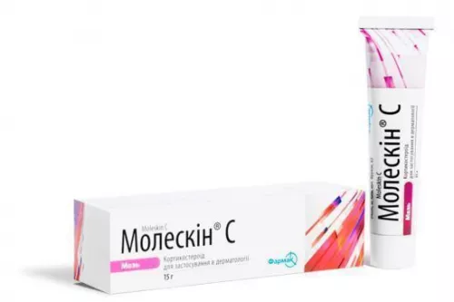 Молескин С, мазь, туба 15 г, 0.1% | интернет-аптека Farmaco.ua