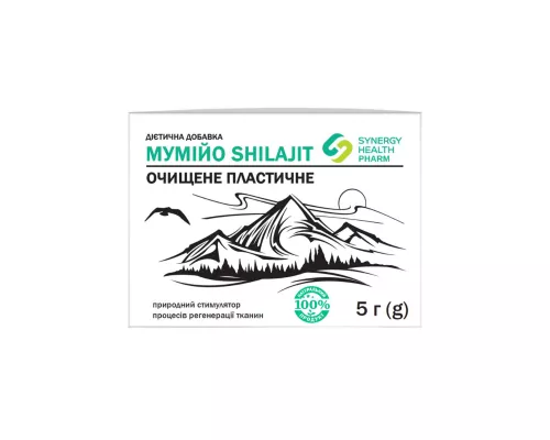 Мумиё очищенное пластичное, пакет 5 г | интернет-аптека Farmaco.ua
