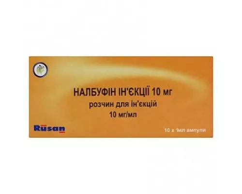 Налбуфин, раствор для инъекций, ампулы 1 мл, 10 мг/мл, №10 | интернет-аптека Farmaco.ua
