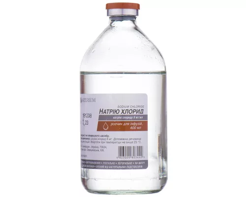Натрия хлорид-Артериум, 400 мл, 0.9% | интернет-аптека Farmaco.ua