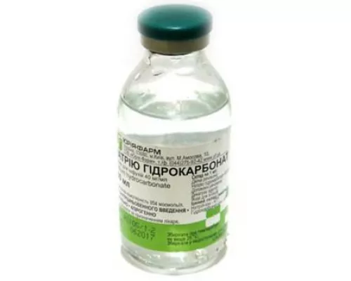 Натрію гідрокарбонат, 100 мл, 4% | интернет-аптека Farmaco.ua