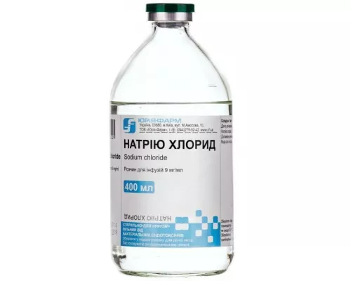 Натрію хлорид, 400 мл, 0.9% | интернет-аптека Farmaco.ua