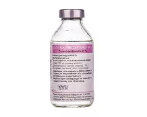 Натрия хлорид, раствор для инфузий, 100 мл, 0.9% | интернет-аптека Farmaco.ua
