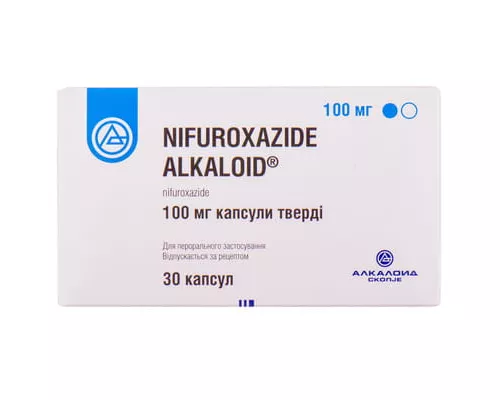 Нифуроксазид, капсулы 100 мг, №30 | интернет-аптека Farmaco.ua