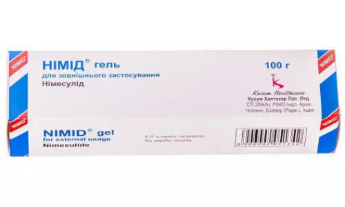 Німід, гель для зовнішнього застосування, 10 мг/г, 100 г | интернет-аптека Farmaco.ua