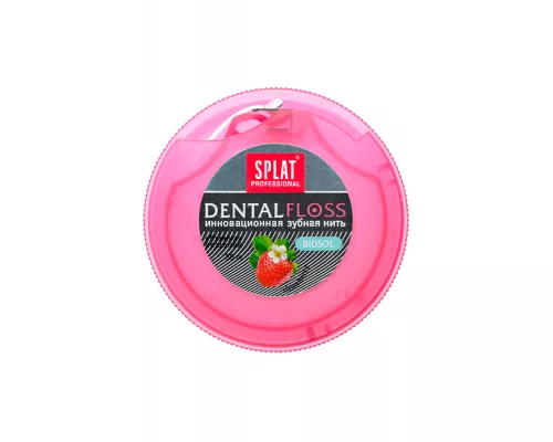 Splat Professional Dental Floss, нитка зубна, полуниця, 30 м | интернет-аптека Farmaco.ua