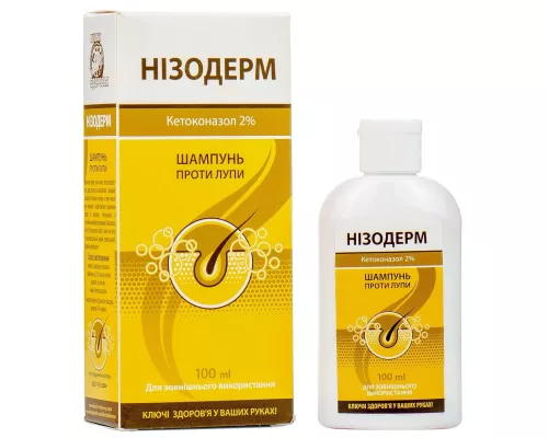 Низодерм, шампунь против перхоти с кетоконазолом, 100 мл | интернет-аптека Farmaco.ua