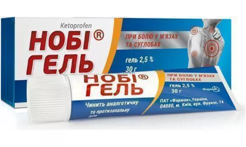 Нобі гель, туба 30 г, 2.5% | интернет-аптека Farmaco.ua