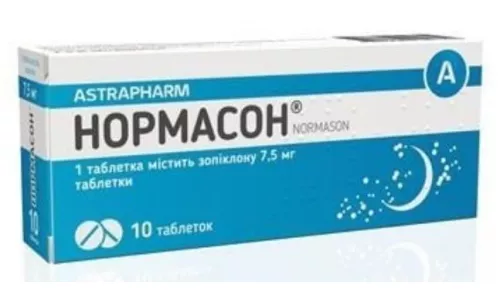 Нормасон, таблетки, 7.5 мг, №10 | интернет-аптека Farmaco.ua