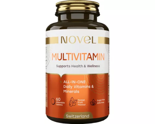 Novel Мультивитамин, таблетки жевательные со вкусом лесных ягод, №60 | интернет-аптека Farmaco.ua
