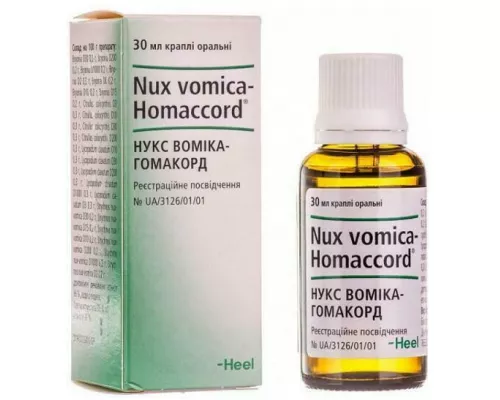 Нукс воміка-Гомакорд, краплі, 30 мл | интернет-аптека Farmaco.ua