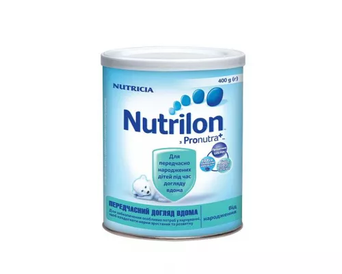 Nutrilon Преждевременный уход дома, смесь сухая, от 0 месяцев, 400 г | интернет-аптека Farmaco.ua