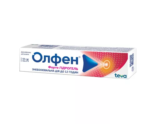 Олфен Форте Гидрогель, гель, туба 50 г, 2% | интернет-аптека Farmaco.ua