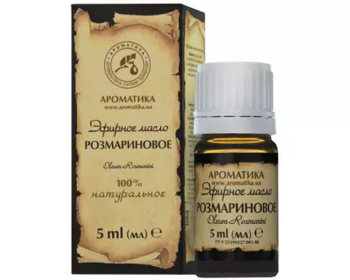 Розмариновое эфирное масло, 5 мл | интернет-аптека Farmaco.ua