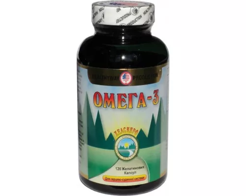 Омега-3, капсулы, №120 | интернет-аптека Farmaco.ua