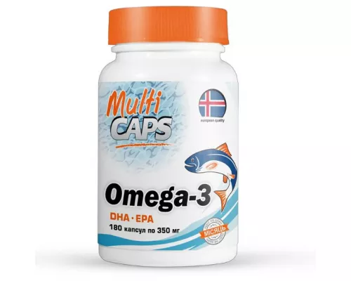 Омега-3 Мультикапс, 350 мг, №180 | интернет-аптека Farmaco.ua