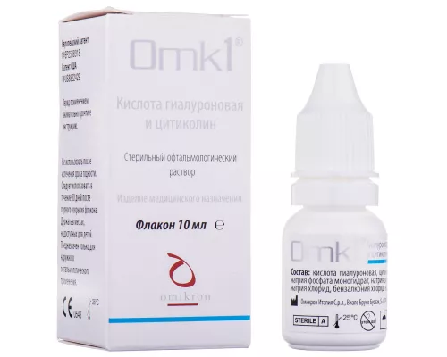 ОМК 1, капли глазные, флакон 10 мл | интернет-аптека Farmaco.ua