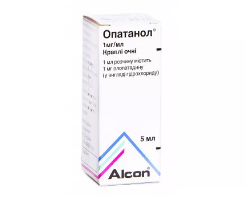 Опатанол® Дроп-Тейнер®, краплі очні, флакон 5 мл, 1 мг/мл | интернет-аптека Farmaco.ua