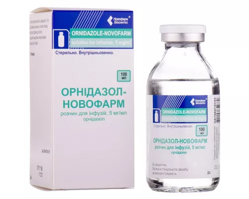 Орнідазол-Новофарм, розчин для інфузій, 5 мг/мл, флакон 100 мл | интернет-аптека Farmaco.ua