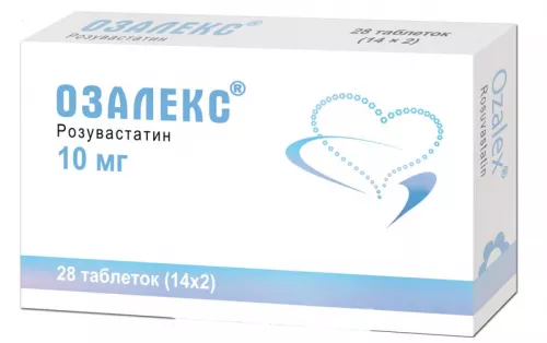 Озалекс, таблетки покрытые плёночной оболочкой, 10 мг, №28 (14х2) | интернет-аптека Farmaco.ua
