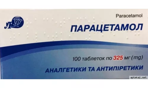 Парацетамол, таблетки, 325 мг, №100 | интернет-аптека Farmaco.ua