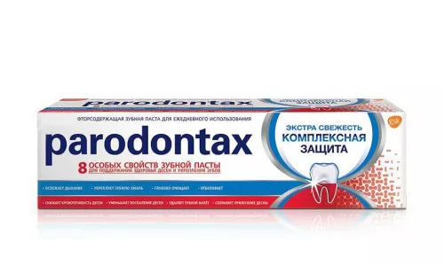 Parodontax Комплексний догляд екстра свіжість, паста зубна, 75 мл | интернет-аптека Farmaco.ua