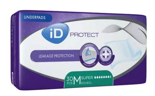 Пеленки гигиенические iD Protect Super, 60x60 см, №30 | интернет-аптека Farmaco.ua