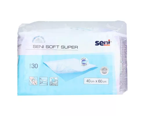 Пелёнки Seni Soft Super, 40х60 см, №30 | интернет-аптека Farmaco.ua