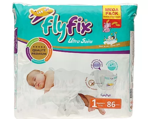 Подгузники детские Флай Фикс 1, 2-5 кг, №86 | интернет-аптека Farmaco.ua