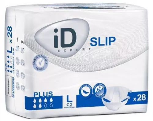 iD Slip Plus, подгузники, для взрослых, размер L,115-155 см, №30 | интернет-аптека Farmaco.ua
