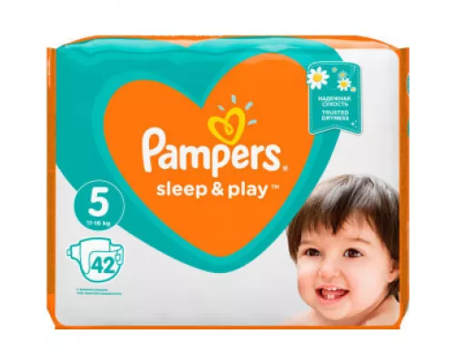 Pampers Sleep Play Junior, підгузки, 11-16 кг, №42 | интернет-аптека Farmaco.ua