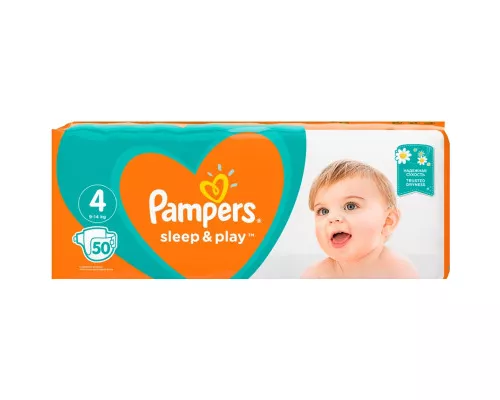 Pampers Sleep Play maxi, підгузки, 9-14 кг, №50 | интернет-аптека Farmaco.ua